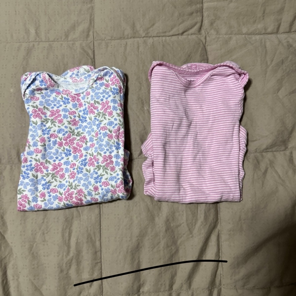 Carter's Blue and Pink Floral Pajama Set